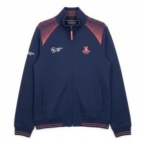 Psycho Bunny National Bank Open Tennis Track Jacket Navy Blue Medium‎